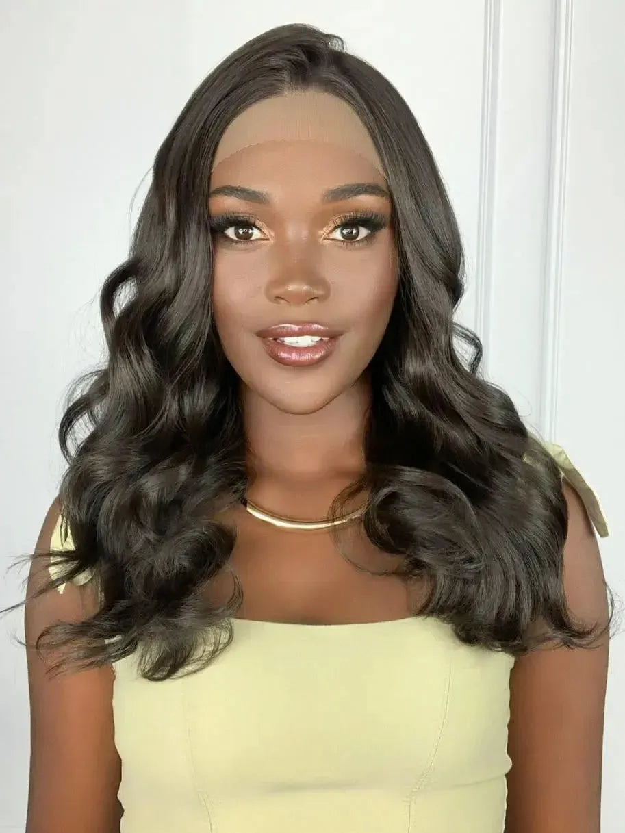 Lace Front HD Priscila Castanho Ondulada