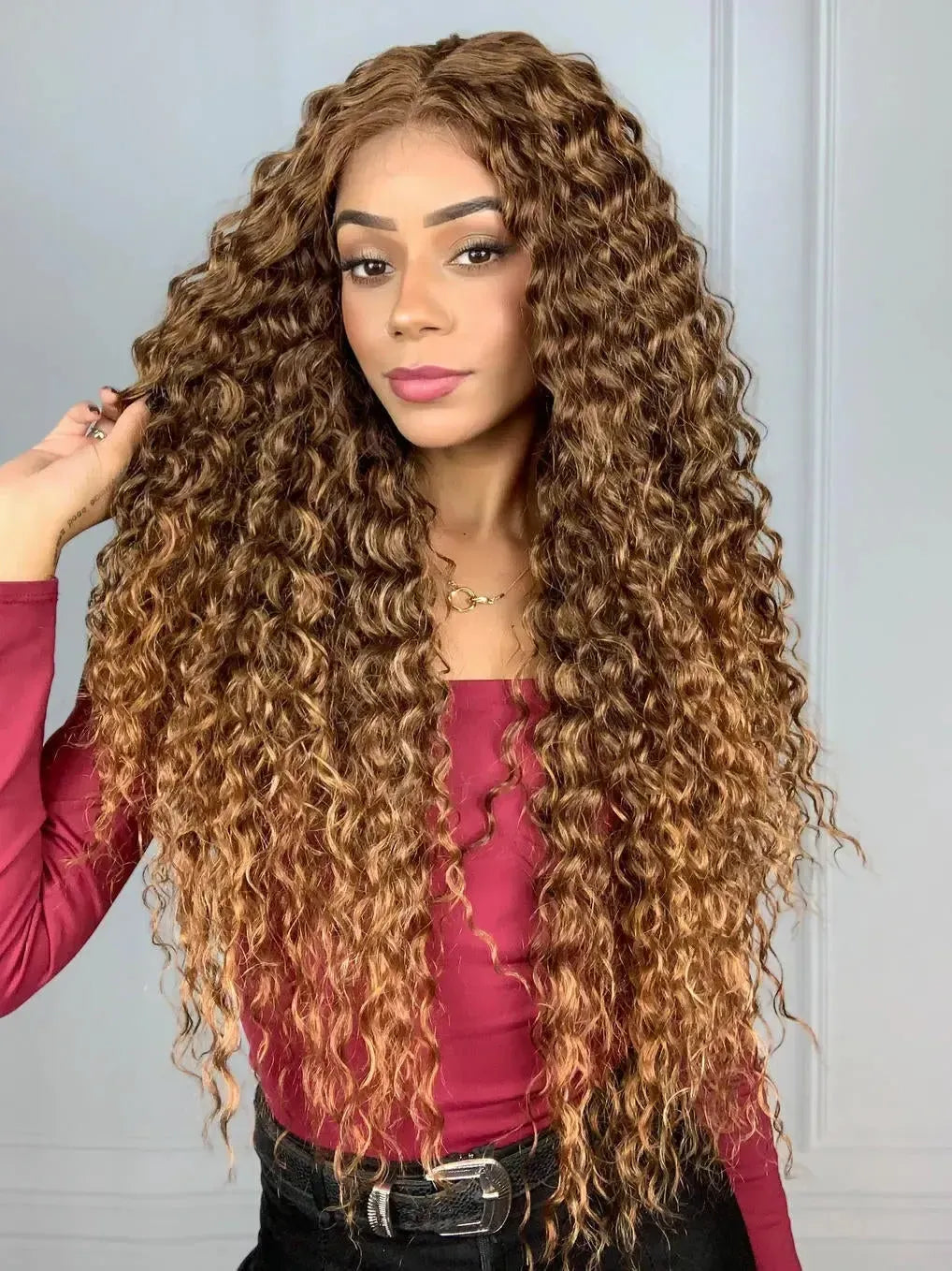 Lace Front Mariana Cacheada Luzes