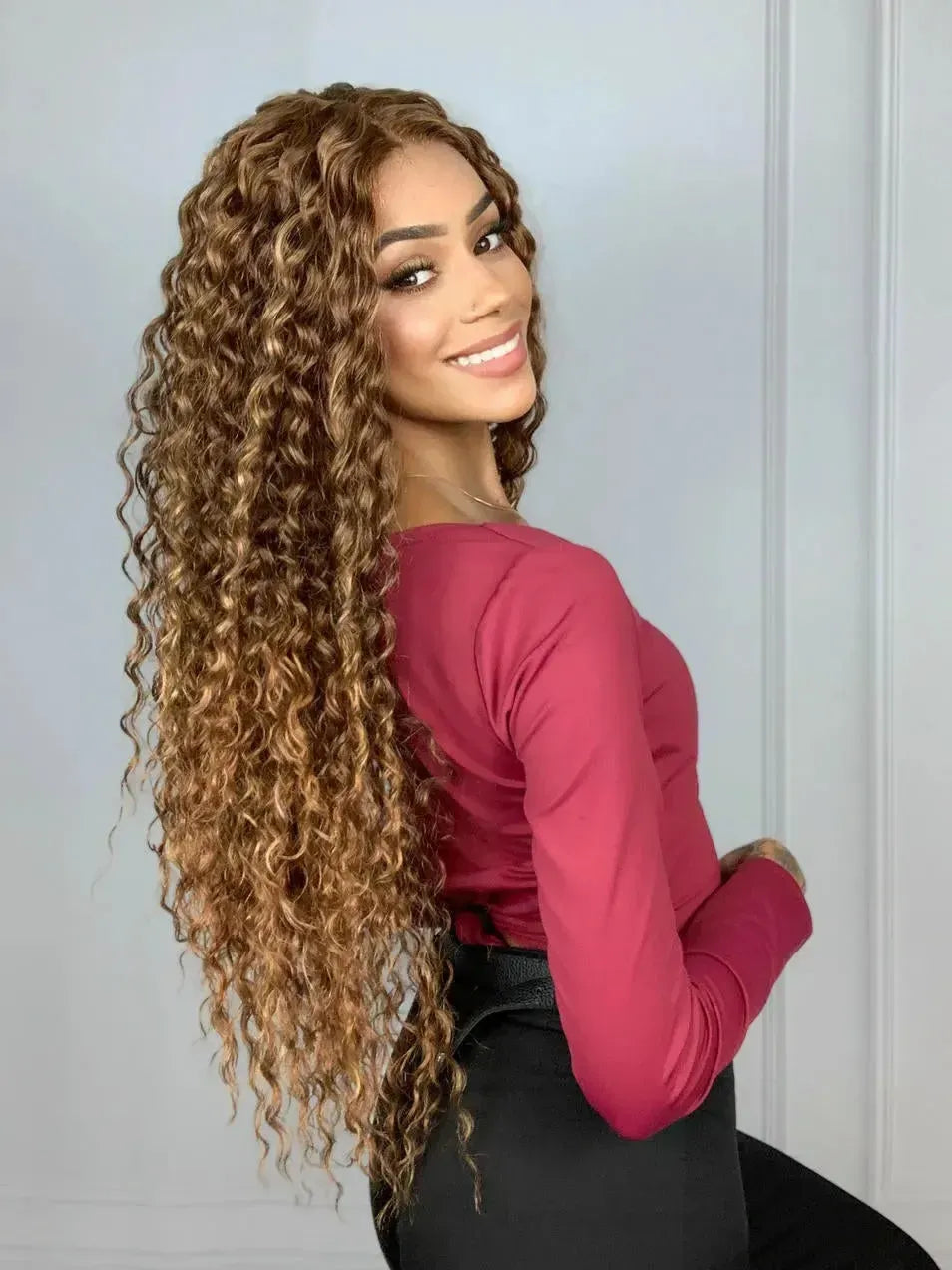Lace Front Mariana Cacheada Luzes