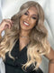 Lace Front Alícia Loira Pontas Claras Ondulada