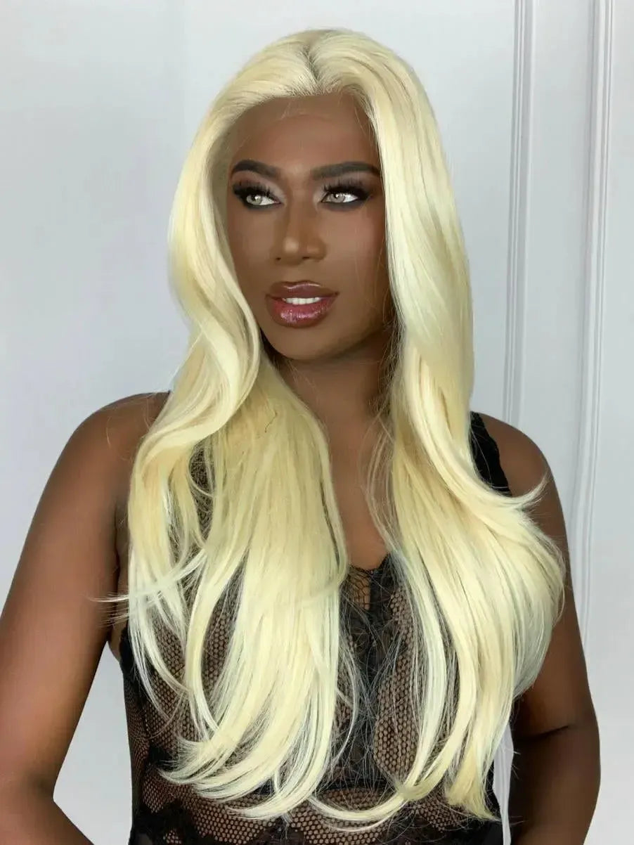 Lace Front Andressa Loira 613 - Repartição Livre 13x4