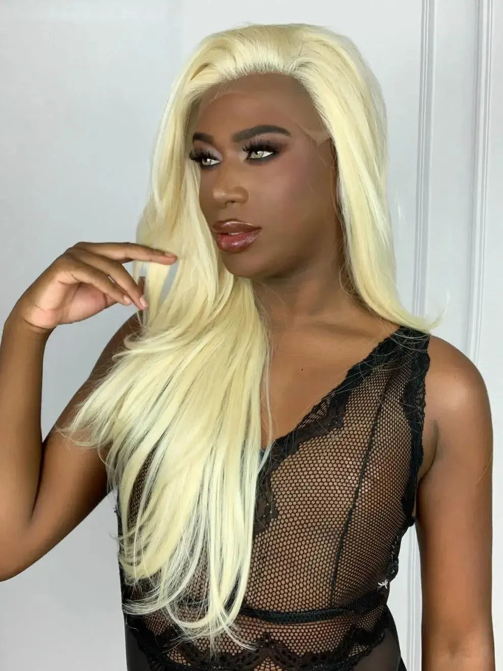 Lace Front Andressa Loira 613 - Repartição Livre 13x4