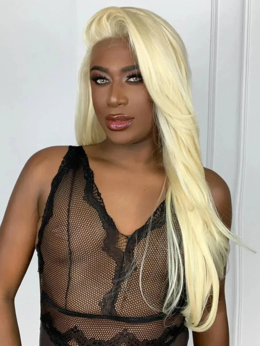 Lace Front Andressa Loira 613 - Repartição Livre 13x4