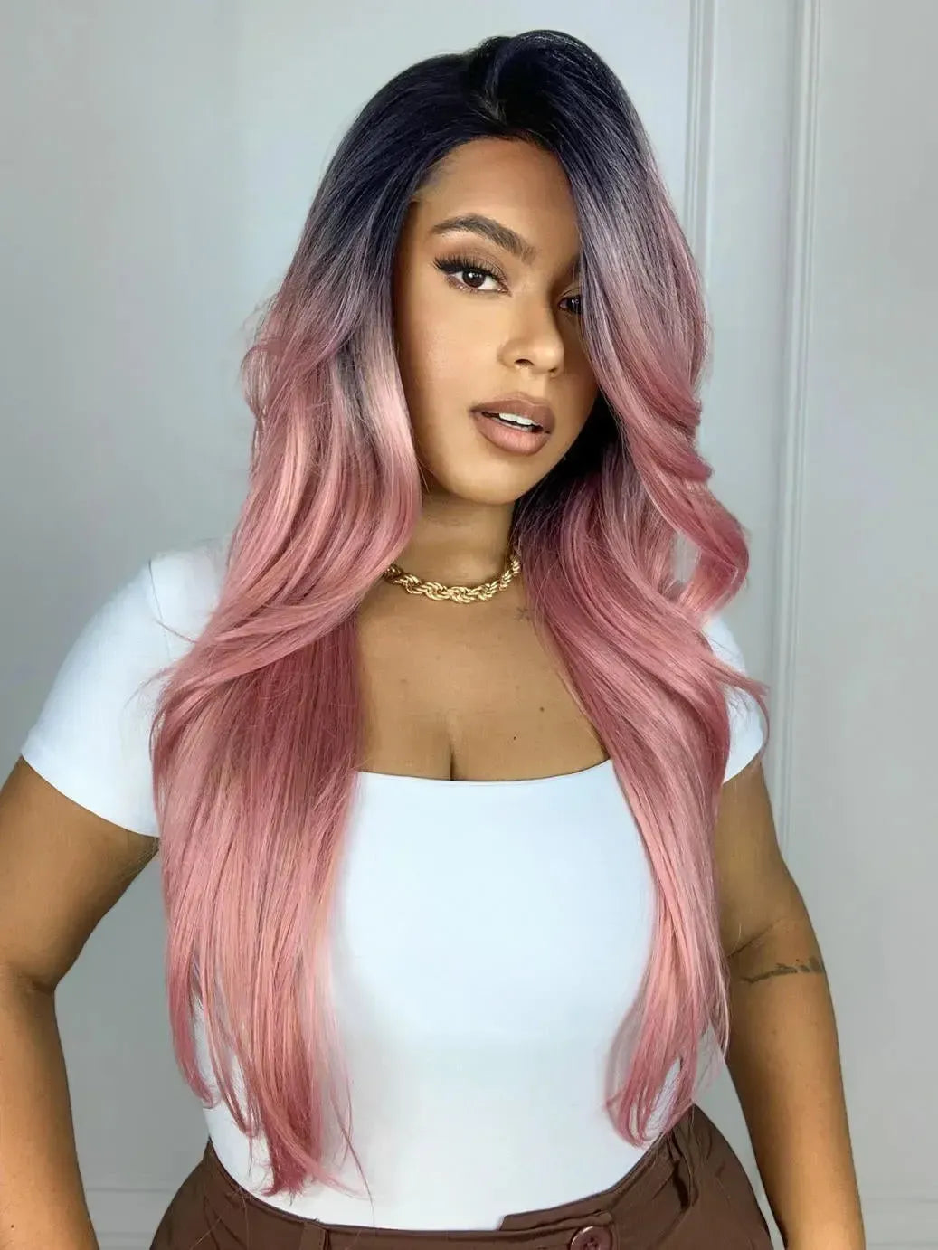 Lace Front Andressa Rosa - Repartição Livre 13x4