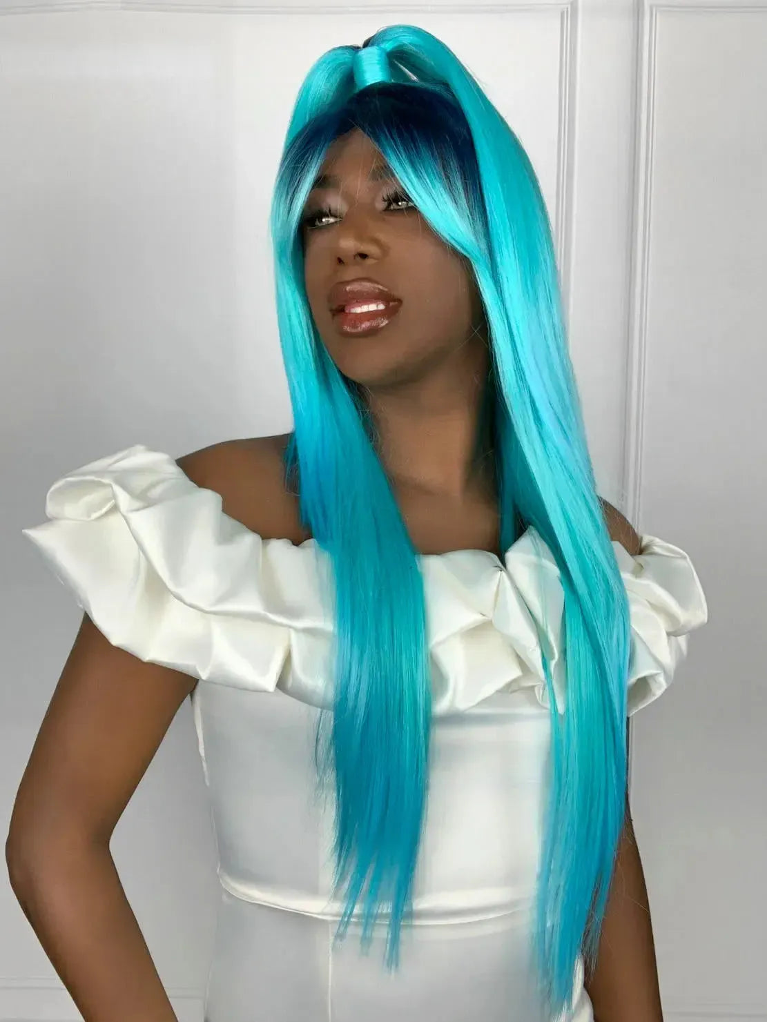 Lace Front Freda Azul