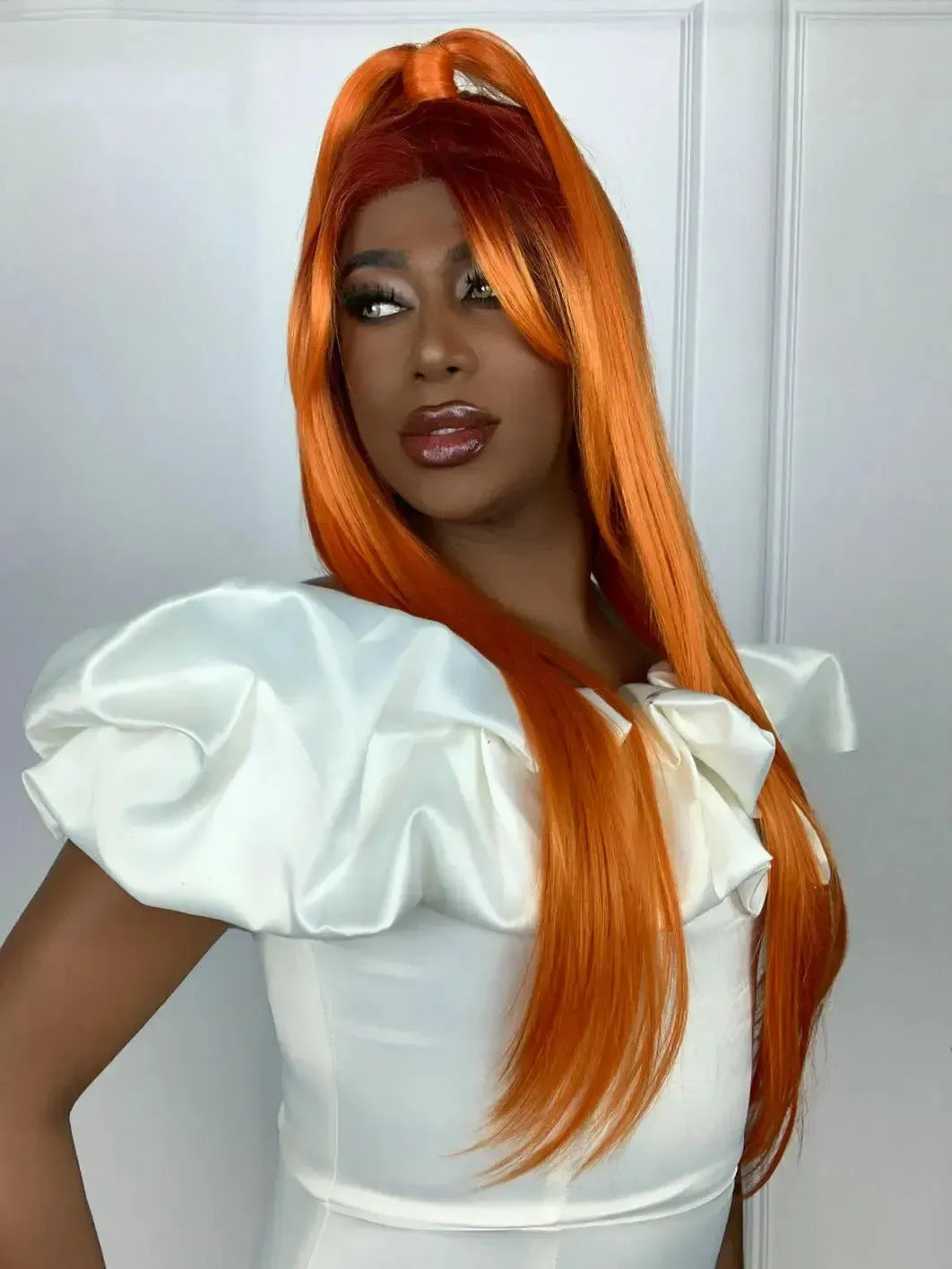 Lace Front Freda Laranja