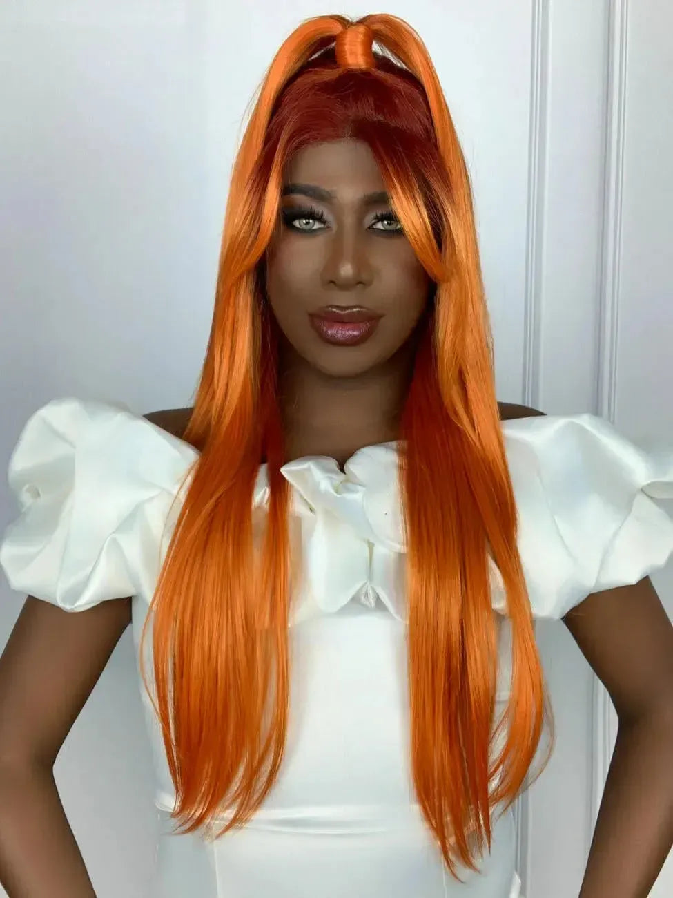 Lace Front Freda Laranja