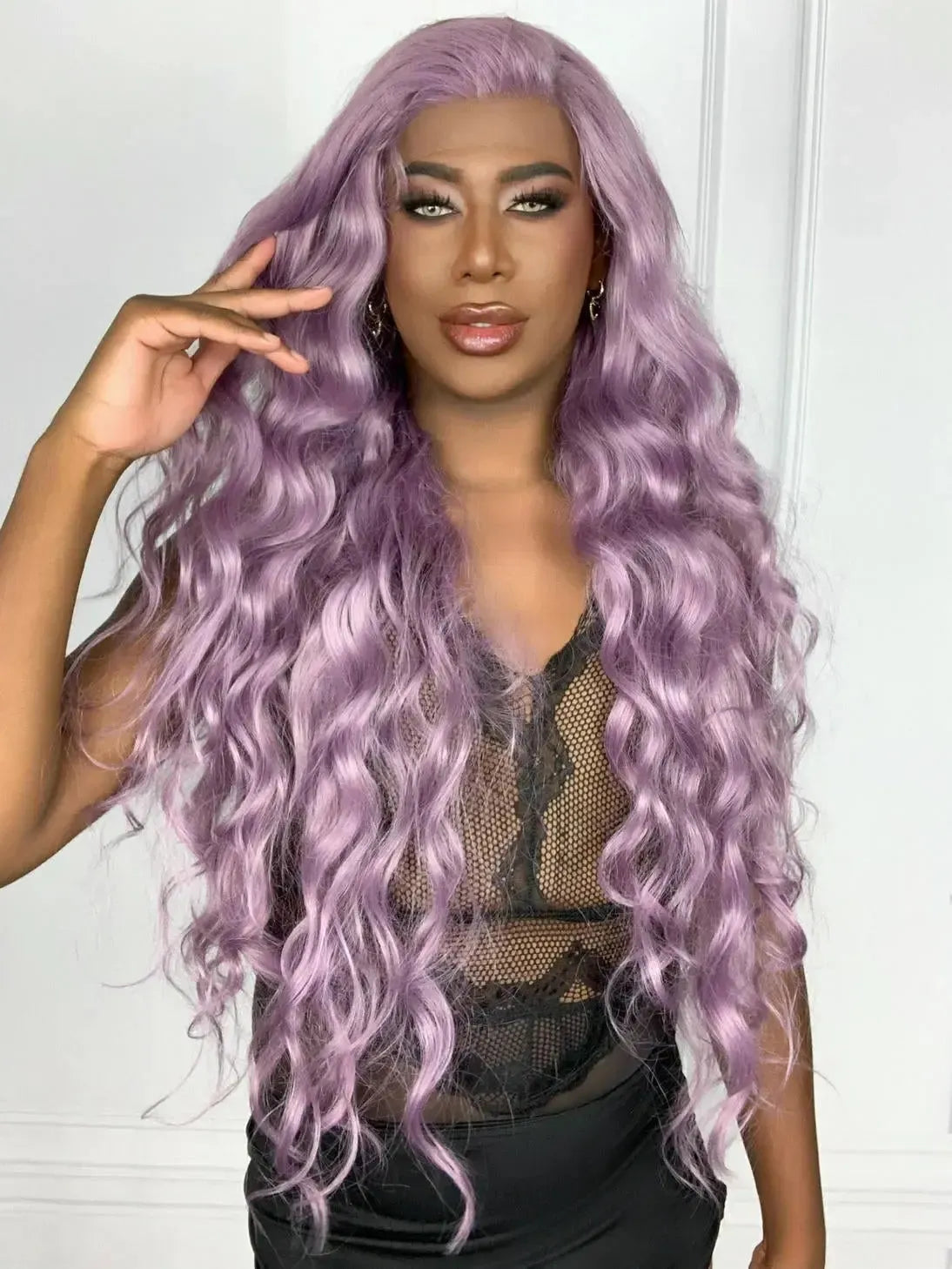 Lace Front HD Boni Roxa Ondulada - Repartição Livre 13x6