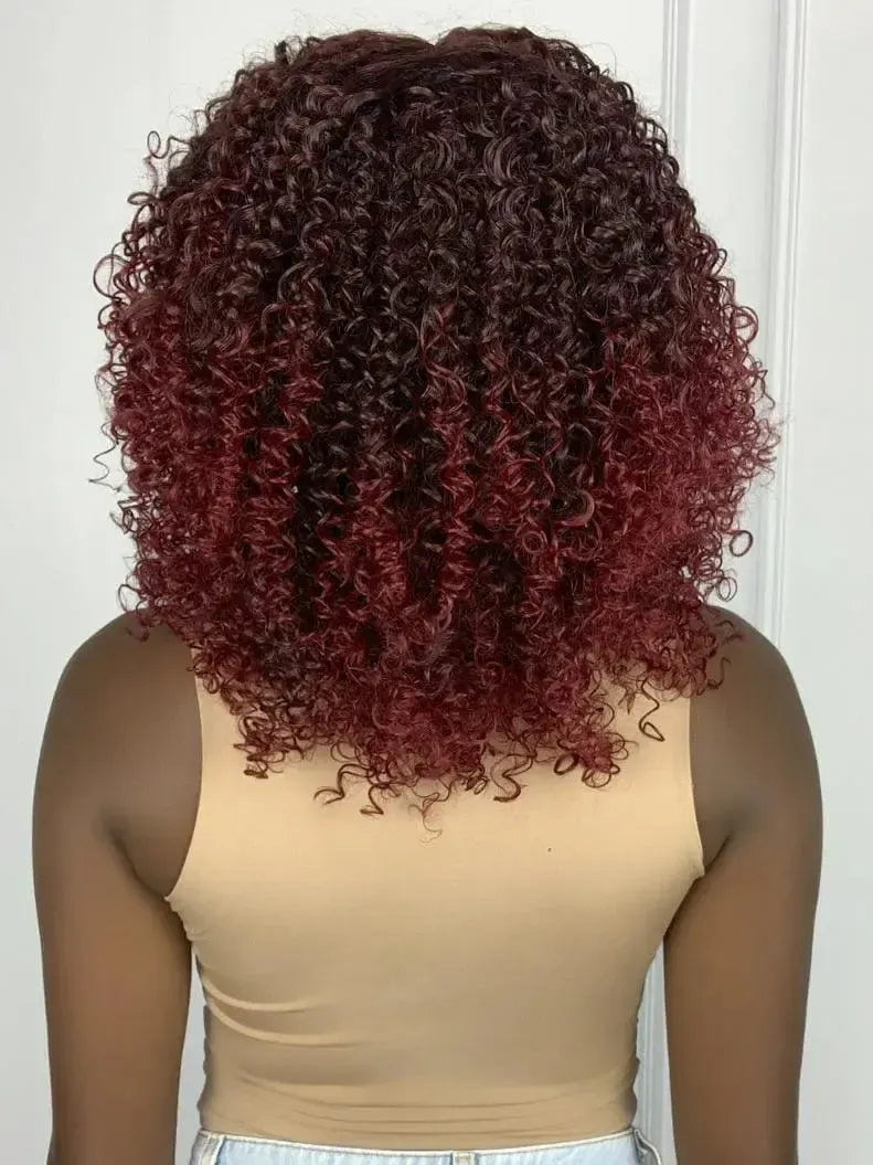 Lace Front Izabel Vermelha Cacheada