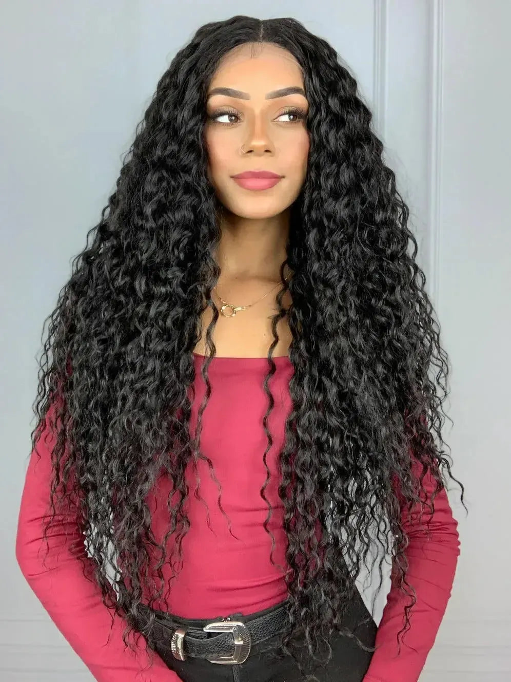 Lace Front Mariana Cacheada Castanho Escuro